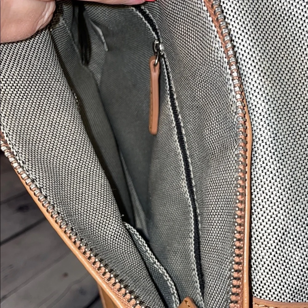 Vince Camuto Tan Leather Mini Backpack
